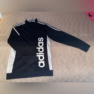 Adídas zip up sweater size large (14-16)